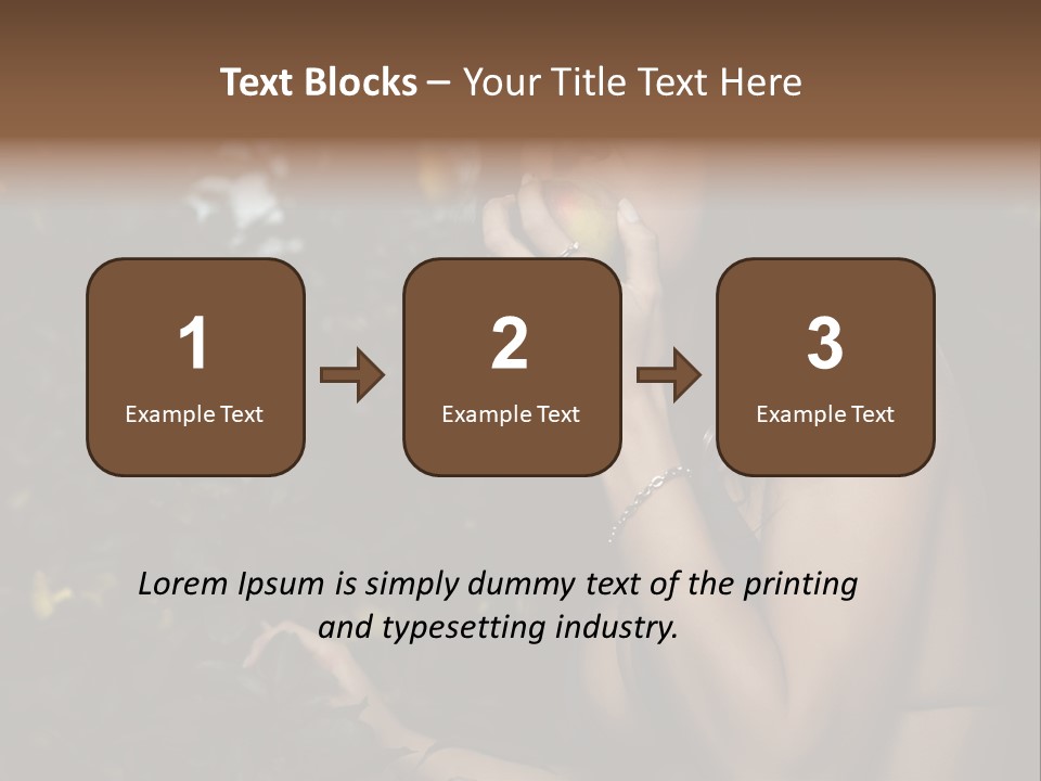 Expression Feminine Grass PowerPoint Template