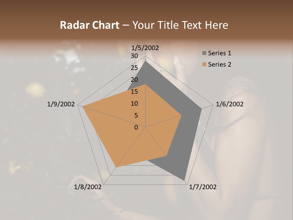 Expression Feminine Grass PowerPoint Template