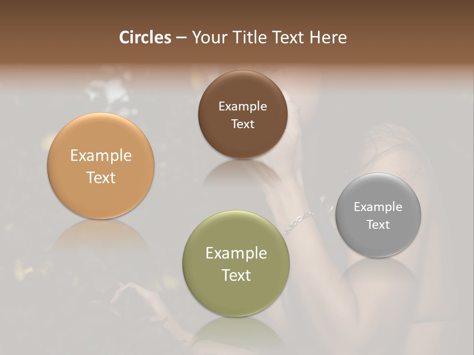 Expression Feminine Grass PowerPoint Template