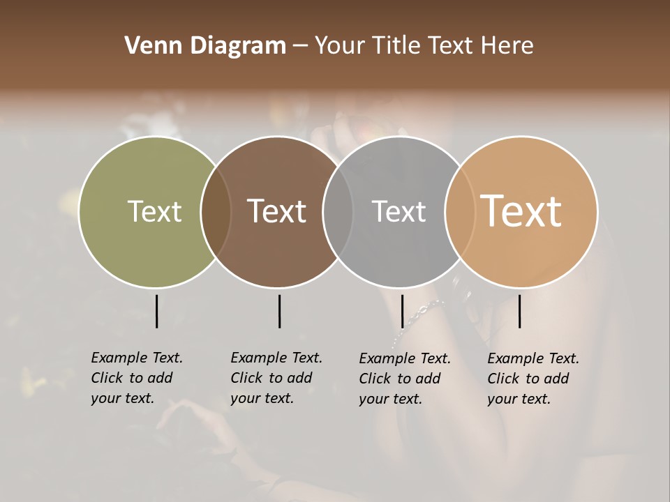 Expression Feminine Grass PowerPoint Template