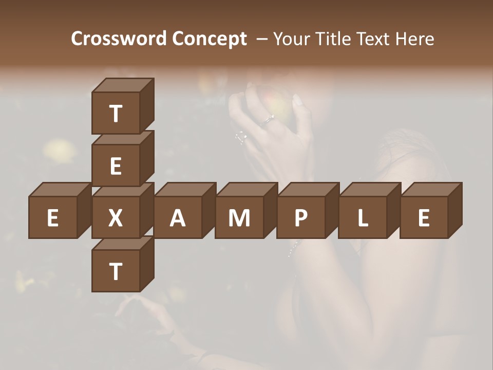 Expression Feminine Grass PowerPoint Template