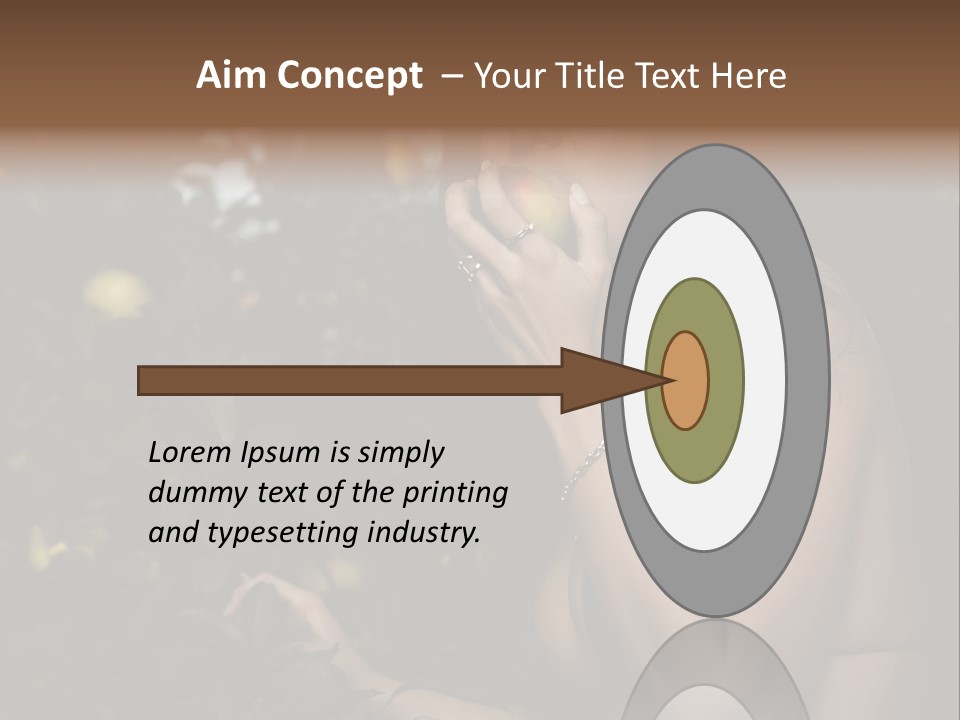 Expression Feminine Grass PowerPoint Template