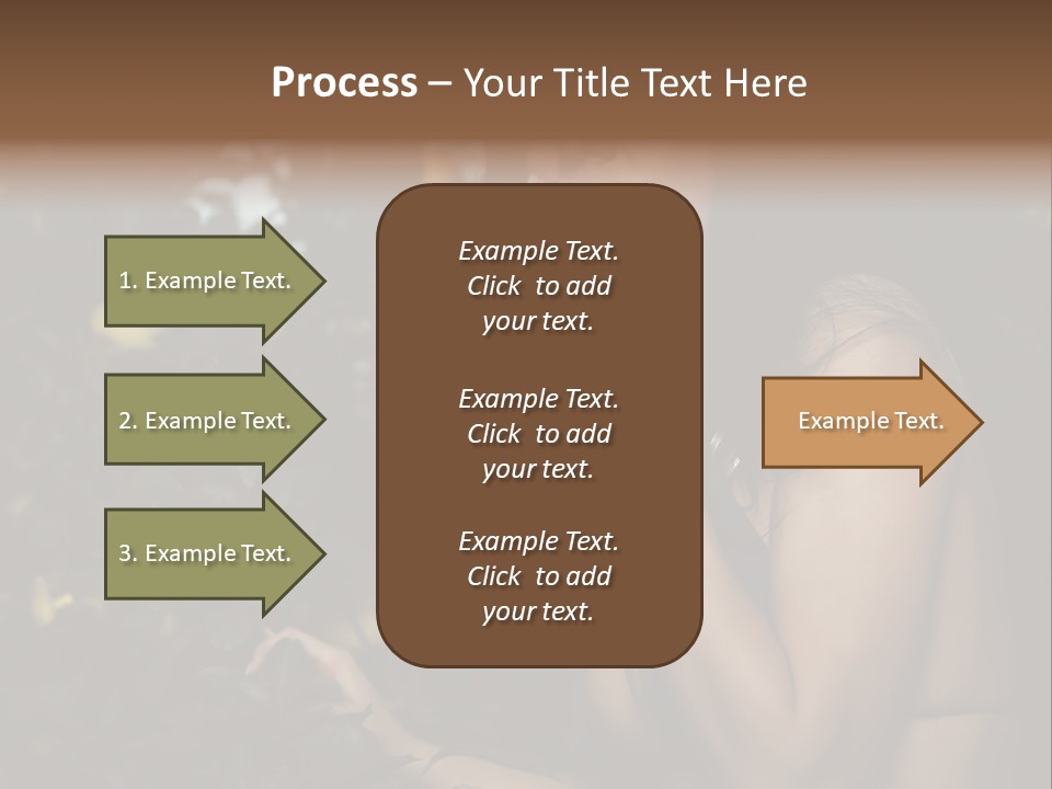 Expression Feminine Grass PowerPoint Template