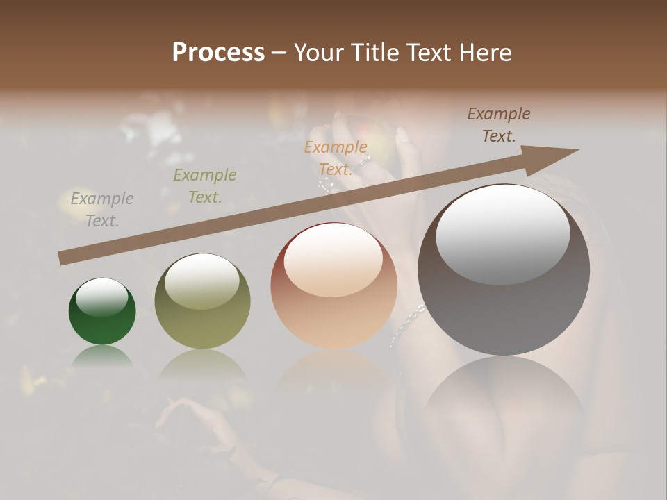 Expression Feminine Grass PowerPoint Template