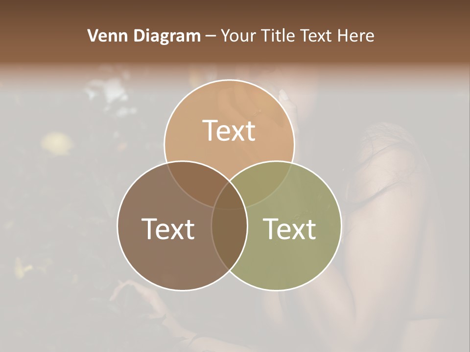 Expression Feminine Grass PowerPoint Template