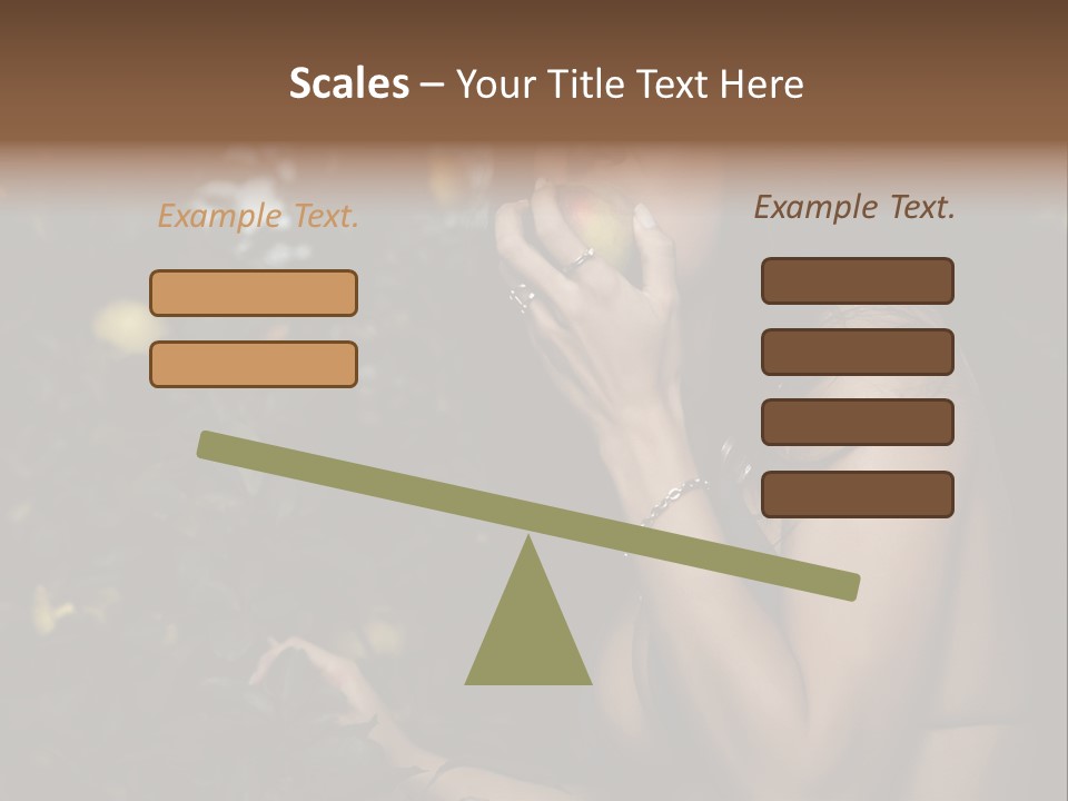 Expression Feminine Grass PowerPoint Template