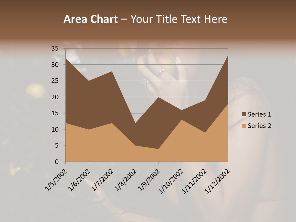Expression Feminine Grass PowerPoint Template