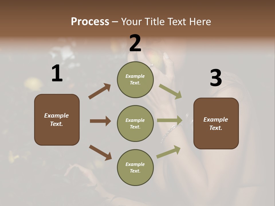 Expression Feminine Grass PowerPoint Template