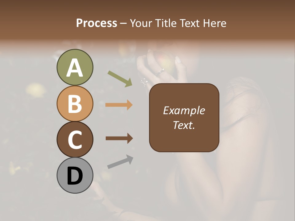 Expression Feminine Grass PowerPoint Template