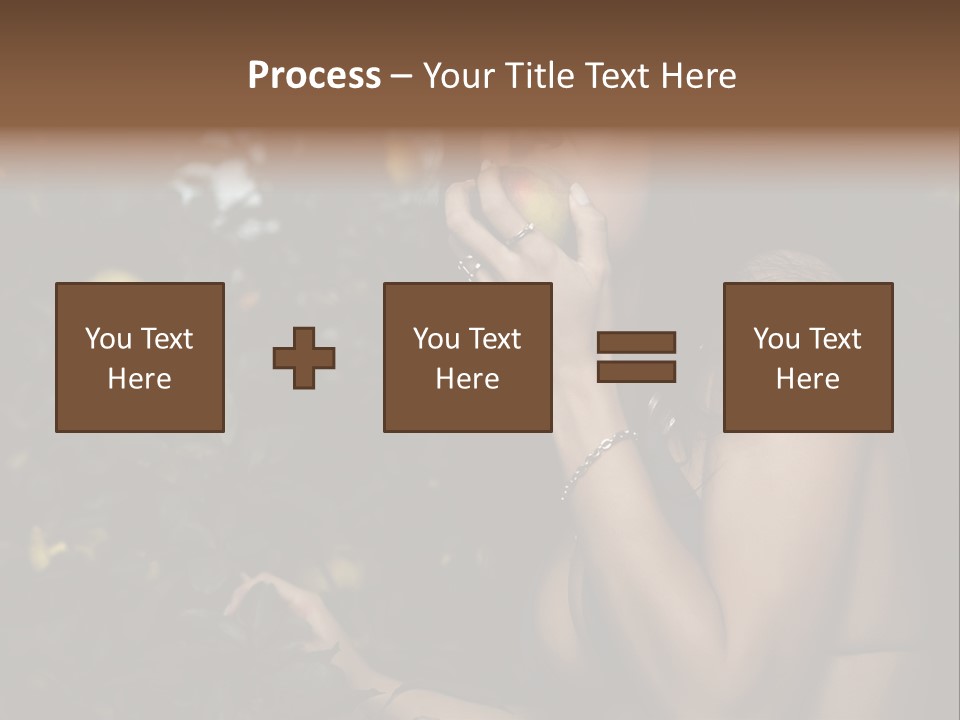 Expression Feminine Grass PowerPoint Template