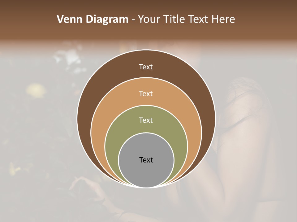Expression Feminine Grass PowerPoint Template