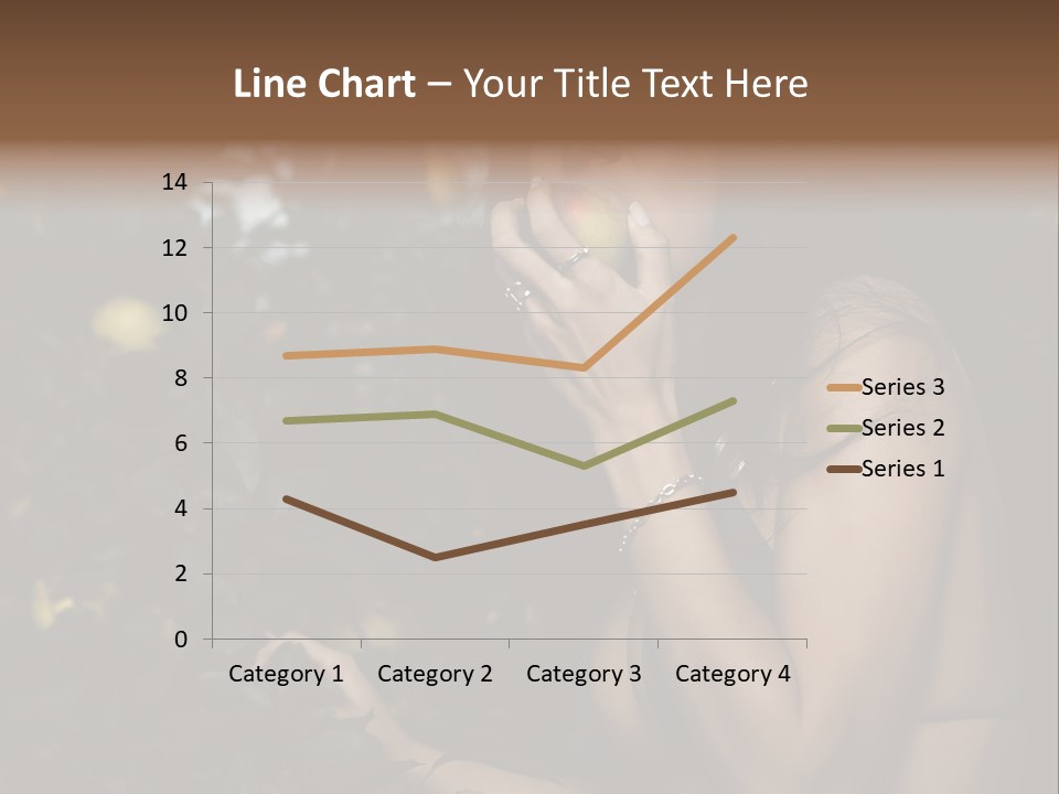 Expression Feminine Grass PowerPoint Template