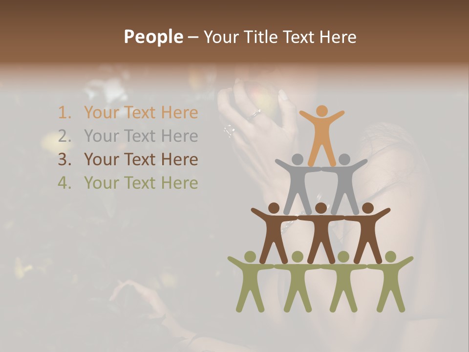 Expression Feminine Grass PowerPoint Template