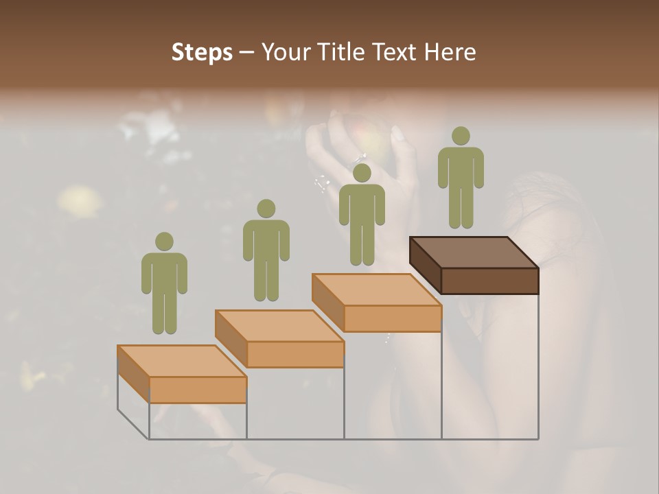 Expression Feminine Grass PowerPoint Template