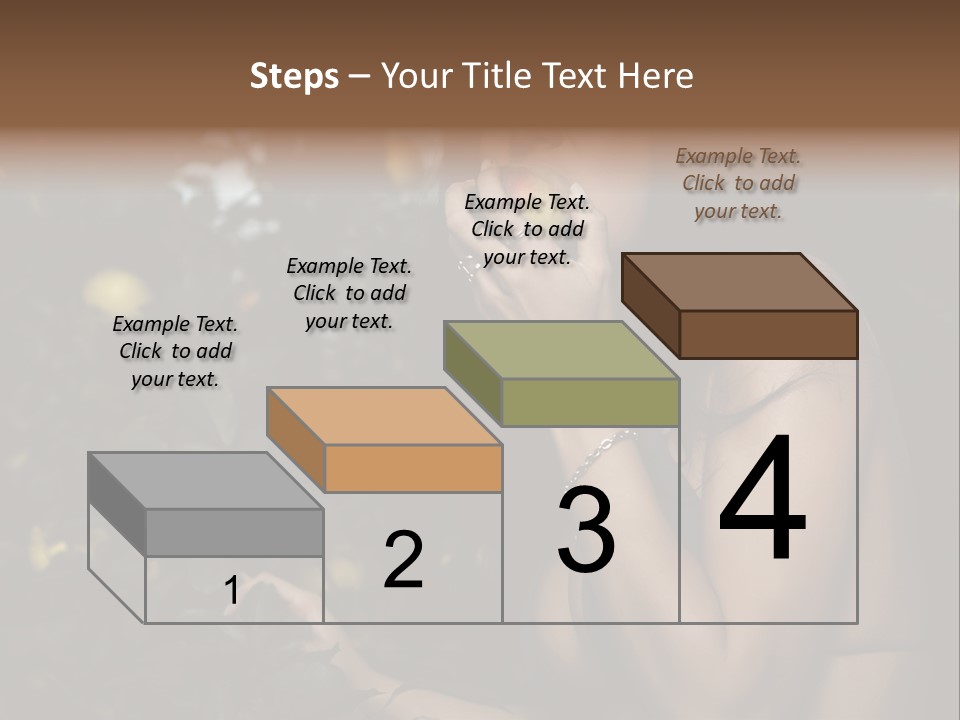 Expression Feminine Grass PowerPoint Template