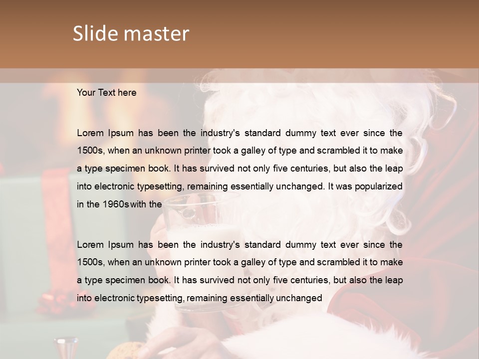 Box Life Tyle Portrait PowerPoint Template