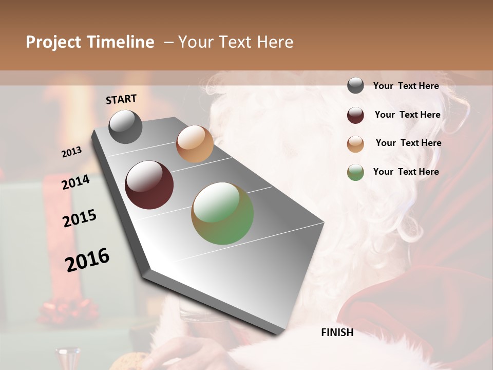 Box Life Tyle Portrait PowerPoint Template