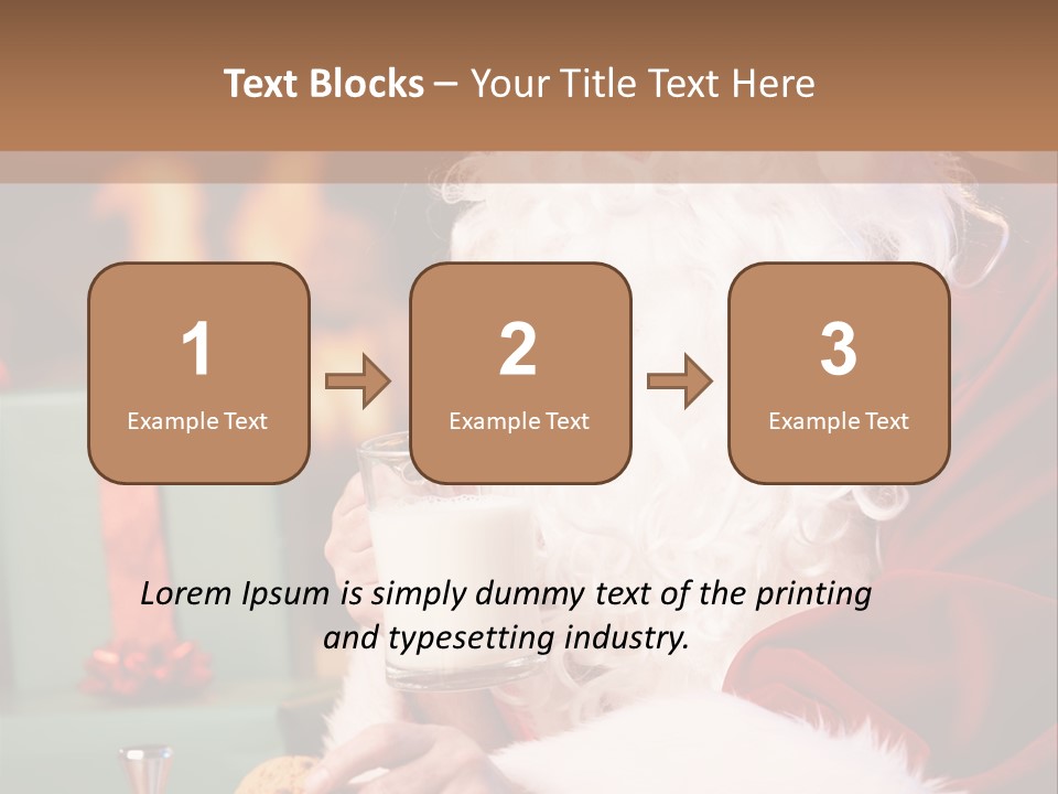 Box Life Tyle Portrait PowerPoint Template