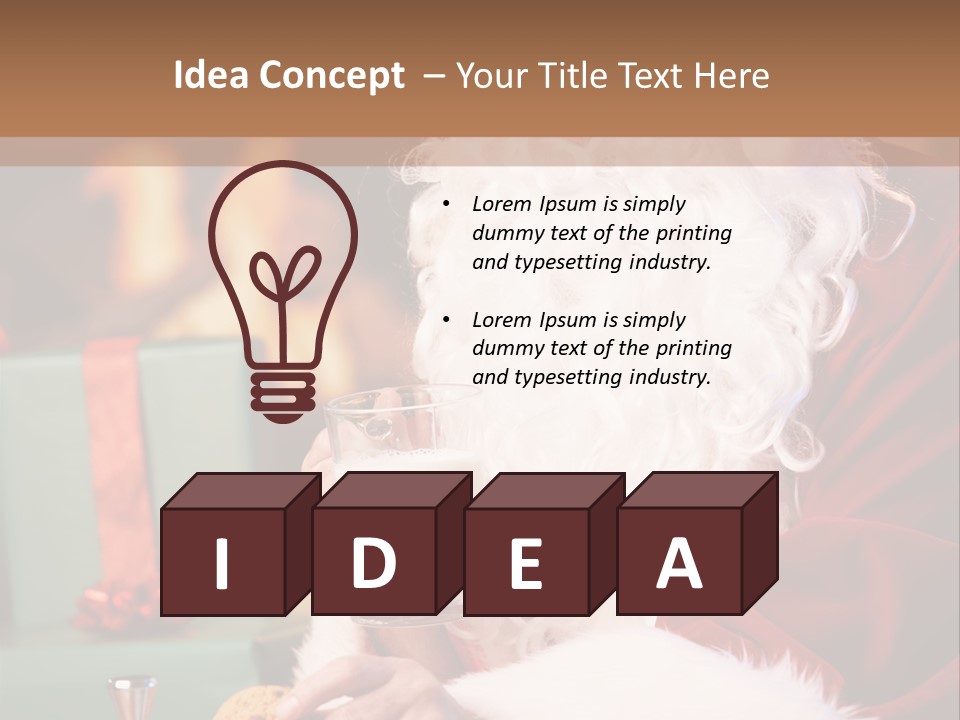 Box Life Tyle Portrait PowerPoint Template