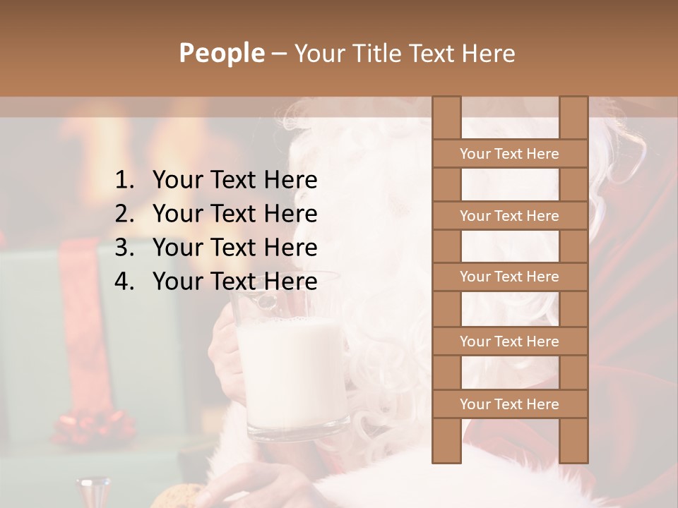 Box Life Tyle Portrait PowerPoint Template