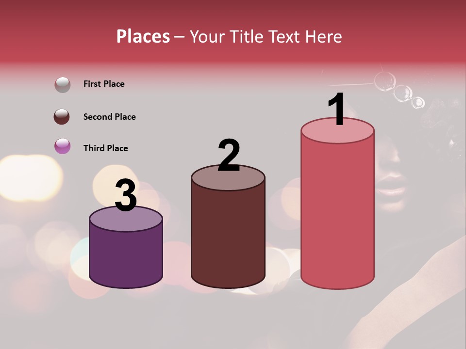 Portrait Artistic Girl PowerPoint Template