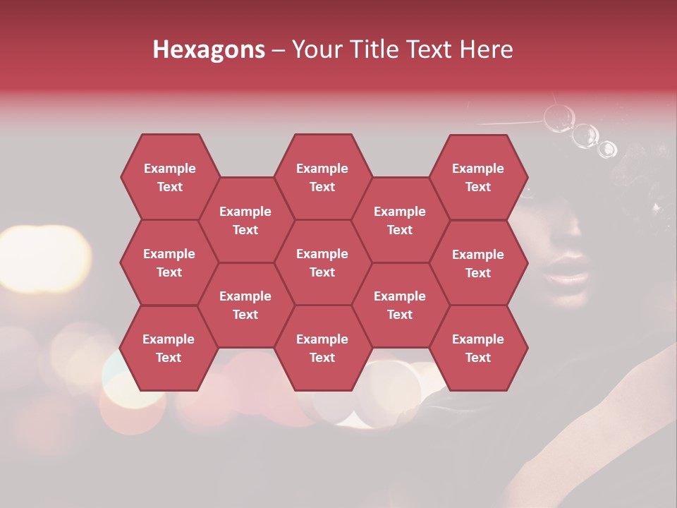 Portrait Artistic Girl PowerPoint Template