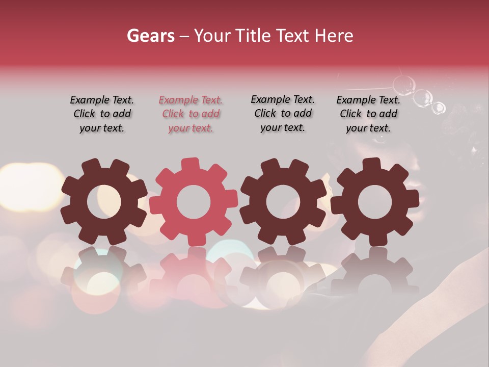 Portrait Artistic Girl PowerPoint Template