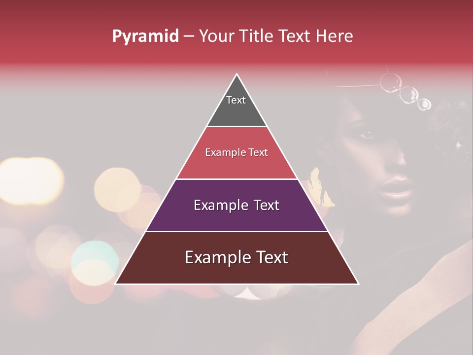 Portrait Artistic Girl PowerPoint Template