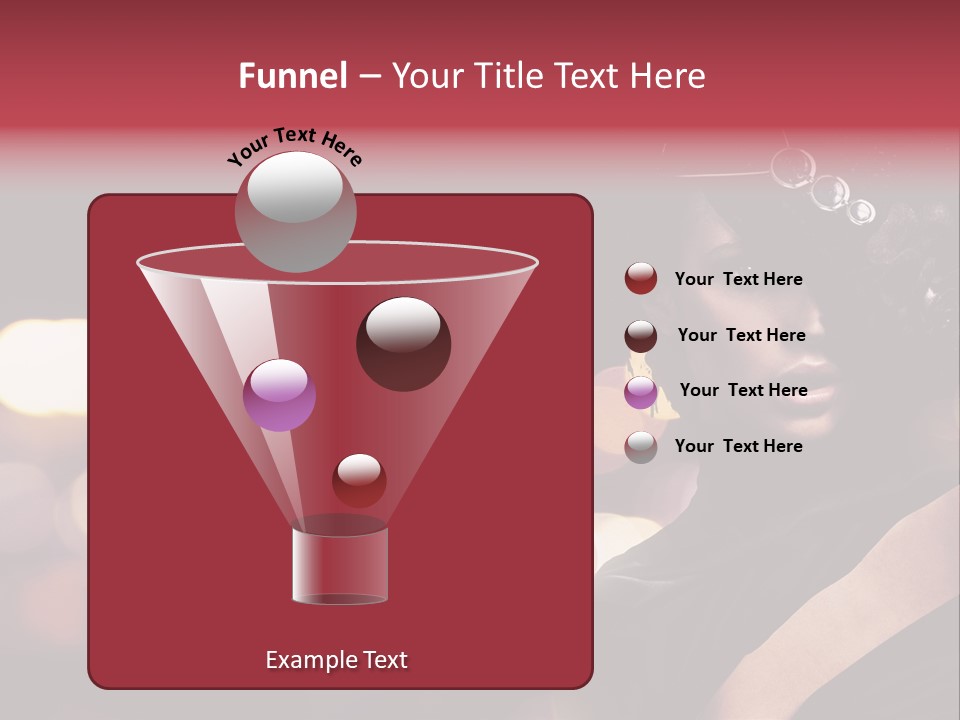 Portrait Artistic Girl PowerPoint Template