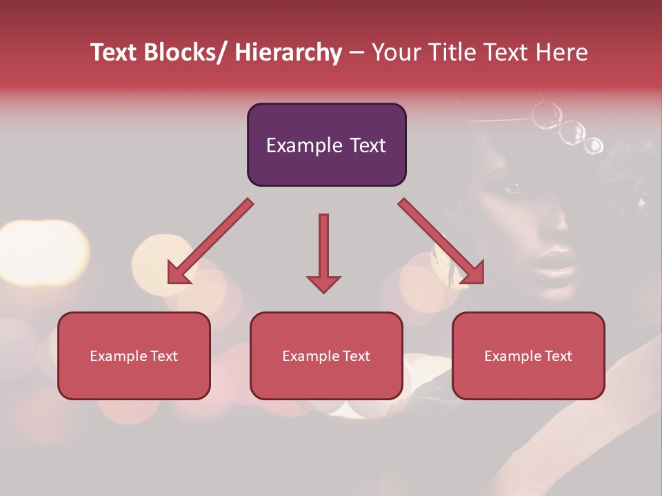 Portrait Artistic Girl PowerPoint Template