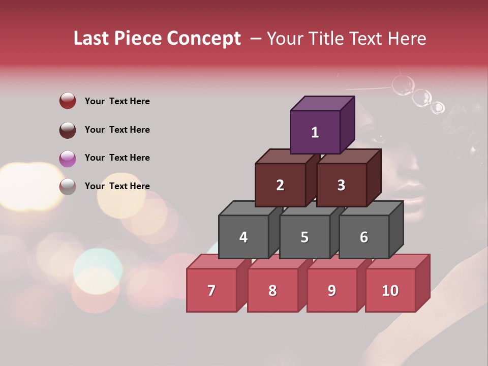 Portrait Artistic Girl PowerPoint Template