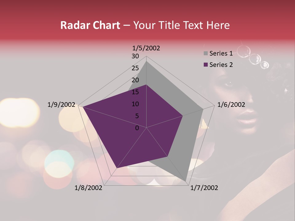 Portrait Artistic Girl PowerPoint Template