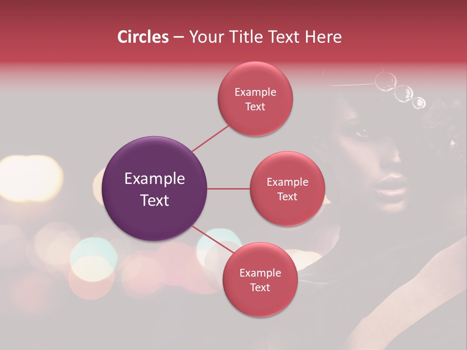 Portrait Artistic Girl PowerPoint Template