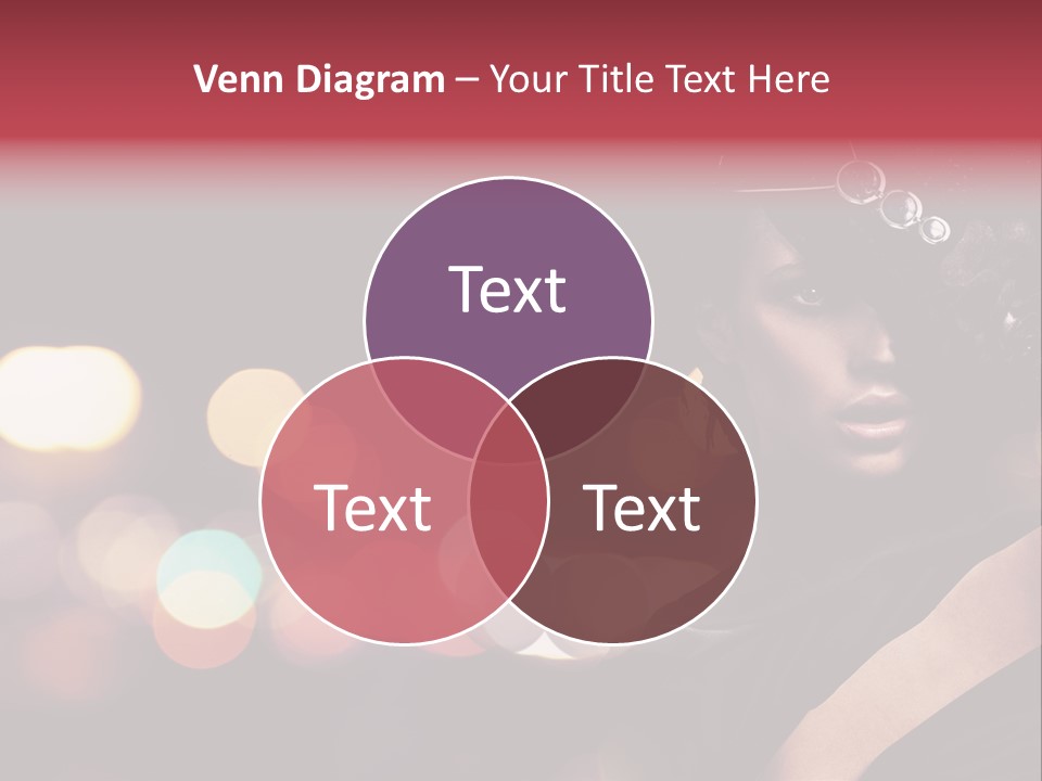 Portrait Artistic Girl PowerPoint Template