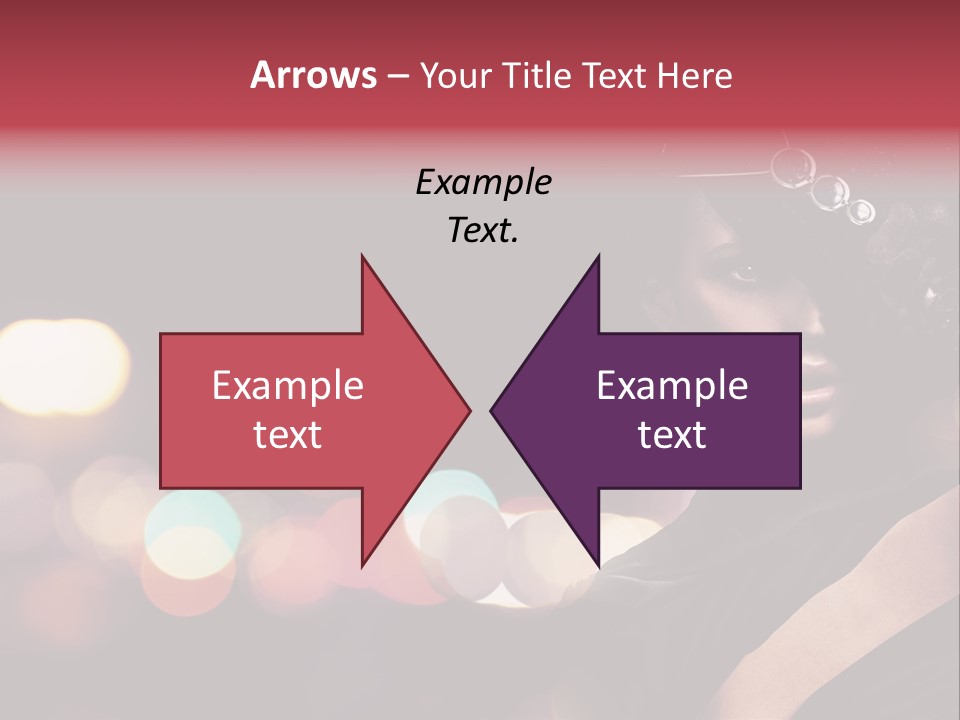 Portrait Artistic Girl PowerPoint Template