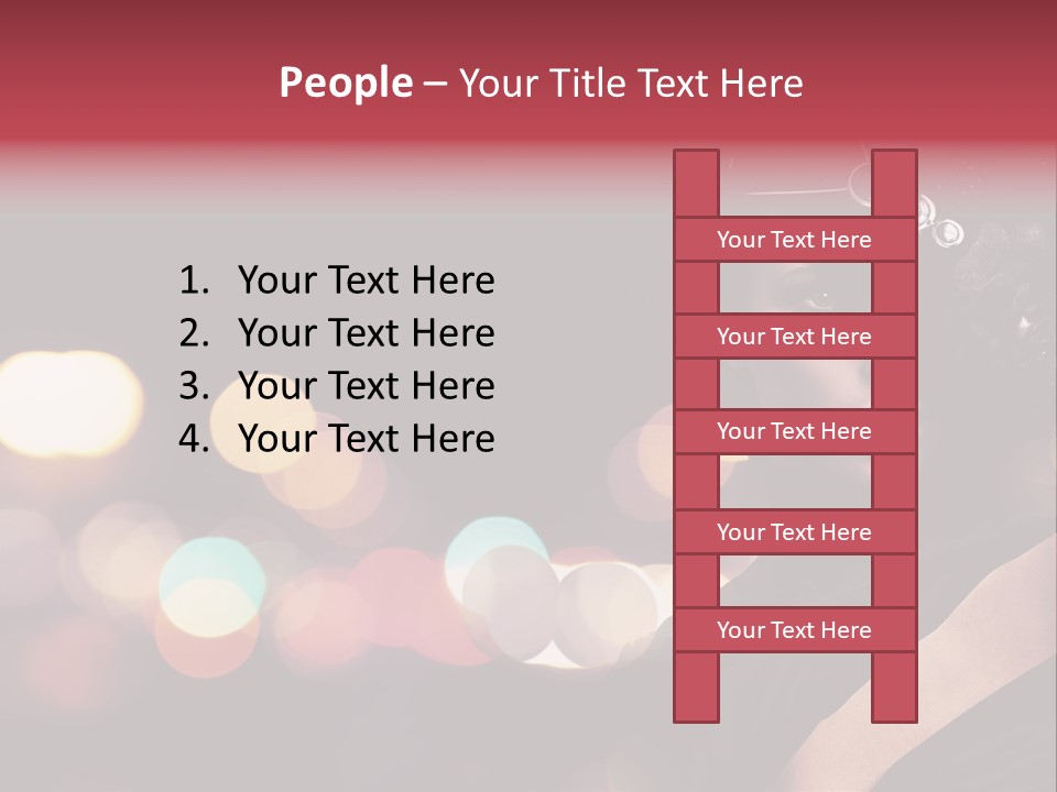 Portrait Artistic Girl PowerPoint Template