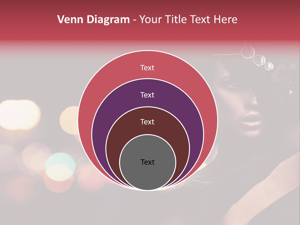 Portrait Artistic Girl PowerPoint Template