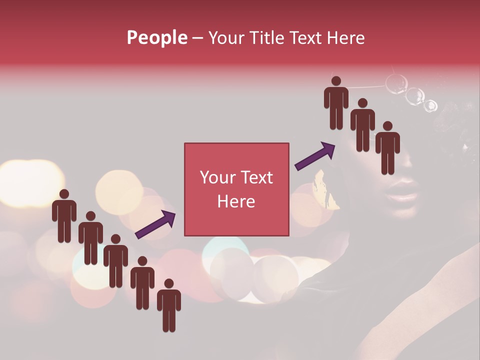 Portrait Artistic Girl PowerPoint Template