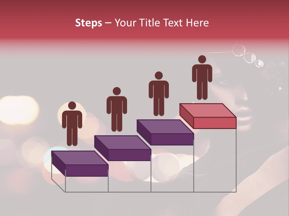 Portrait Artistic Girl PowerPoint Template