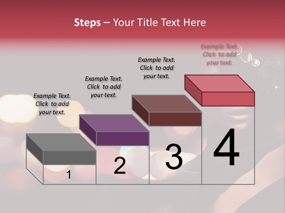 Portrait Artistic Girl PowerPoint Template