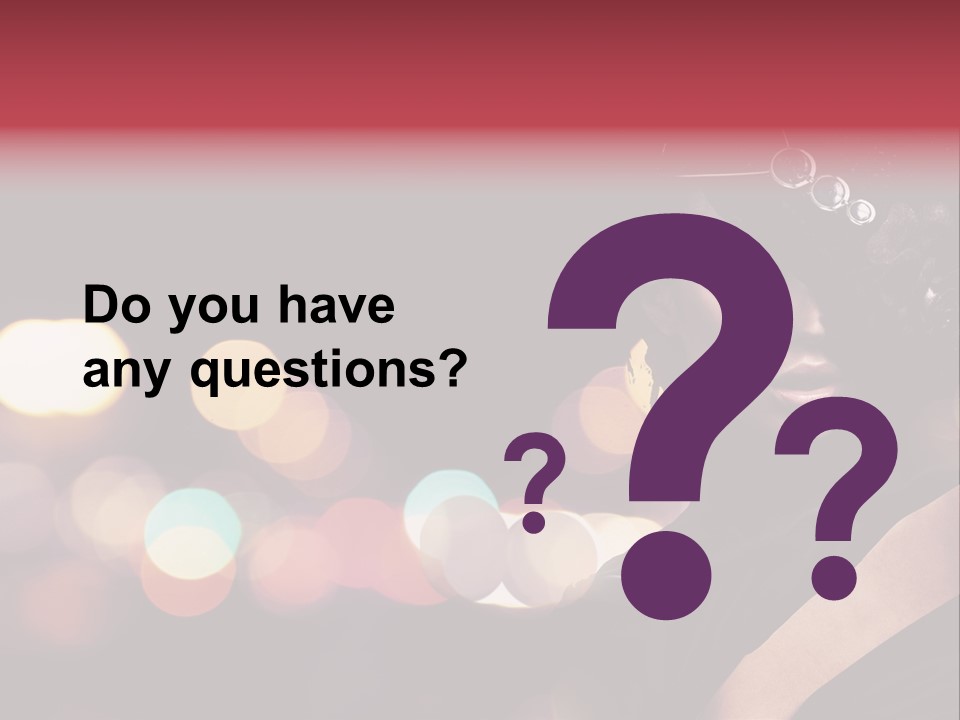 Portrait Artistic Girl PowerPoint Template