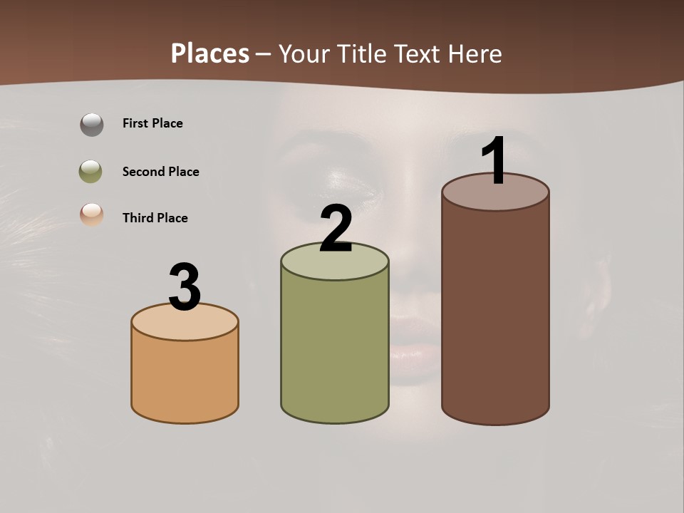 Portrait Graceful Style PowerPoint Template
