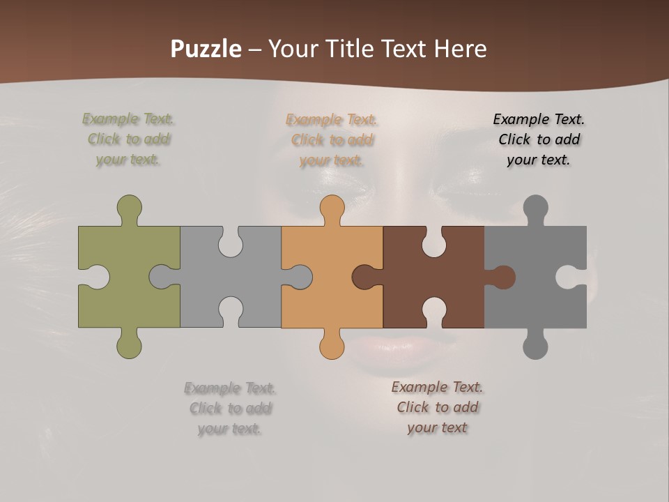 Portrait Graceful Style PowerPoint Template