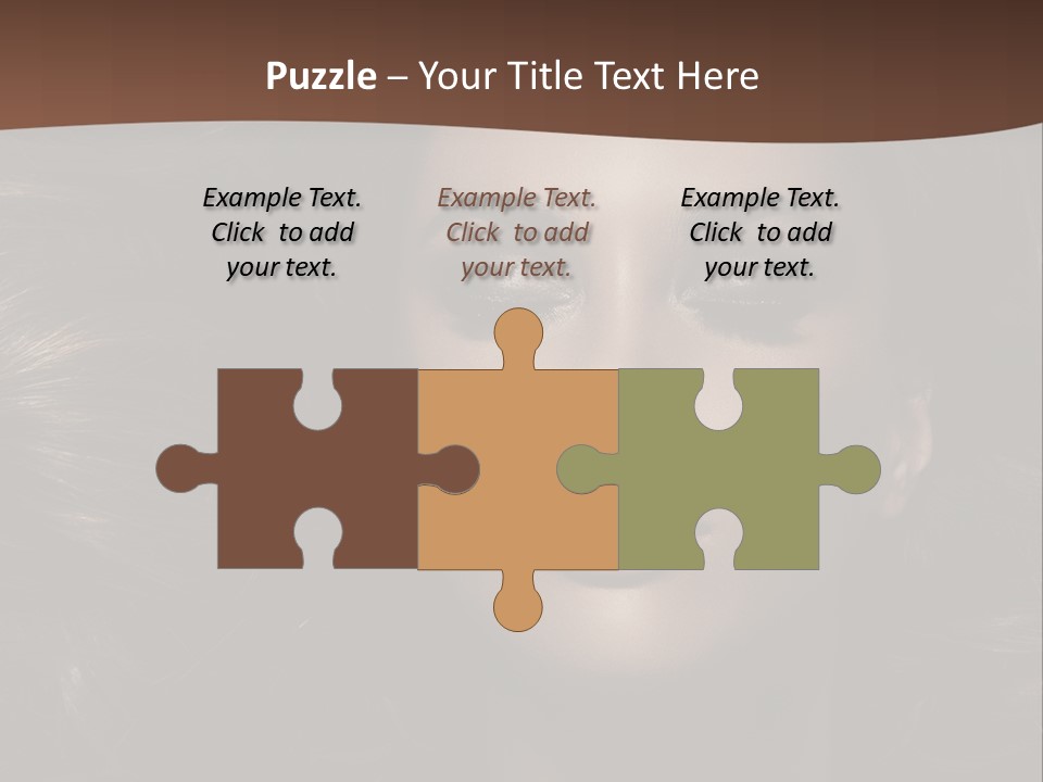 Portrait Graceful Style PowerPoint Template