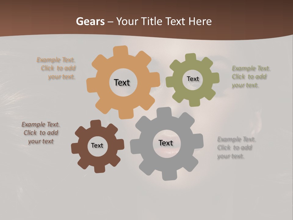 Portrait Graceful Style PowerPoint Template