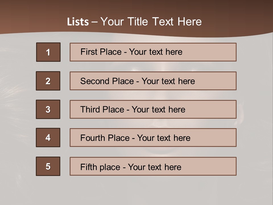 Portrait Graceful Style PowerPoint Template