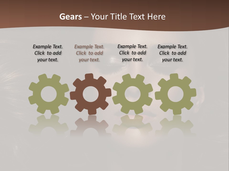 Portrait Graceful Style PowerPoint Template