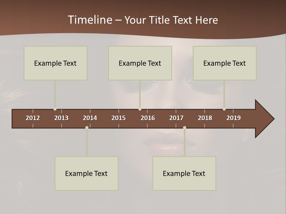 Portrait Graceful Style PowerPoint Template