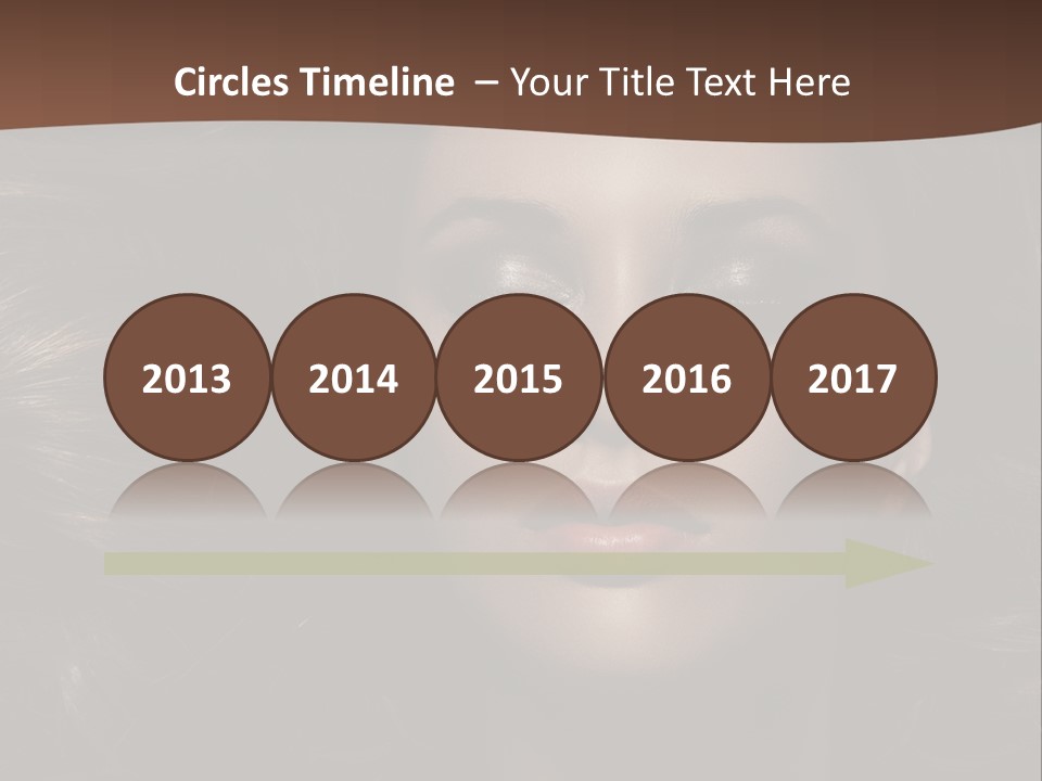 Portrait Graceful Style PowerPoint Template