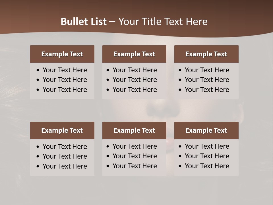 Portrait Graceful Style PowerPoint Template